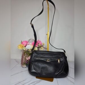 Coach | Black Leather Crossbody Bag